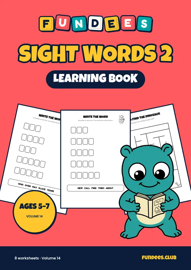 Sight Words 2 14, Ages 5–7