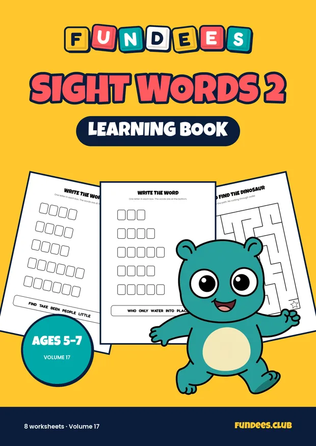 Sight Words 2 17, Ages 5–7