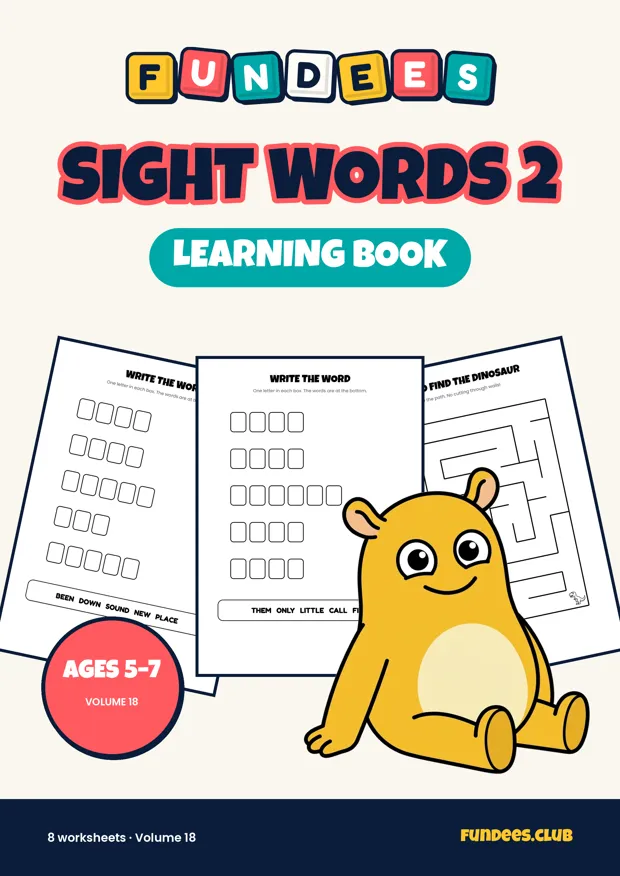Sight Words 2 18, Ages 5–7