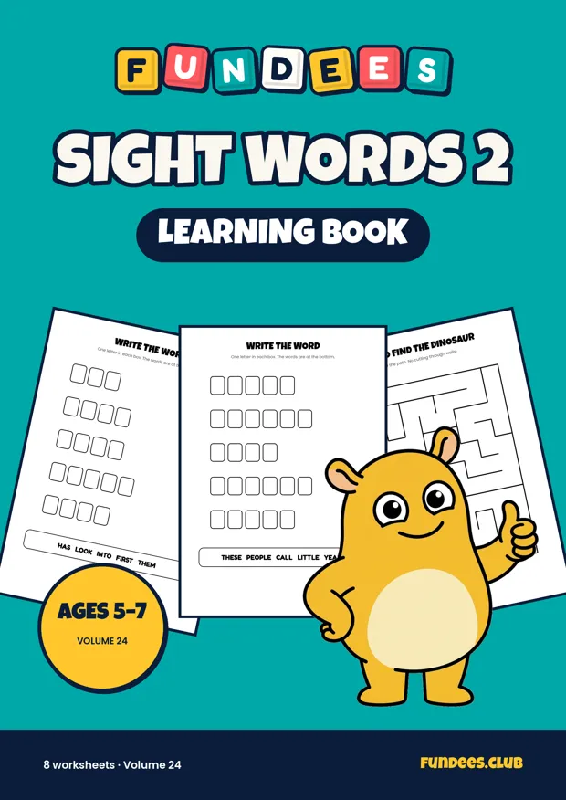 Sight Words 2 24, Ages 5–7