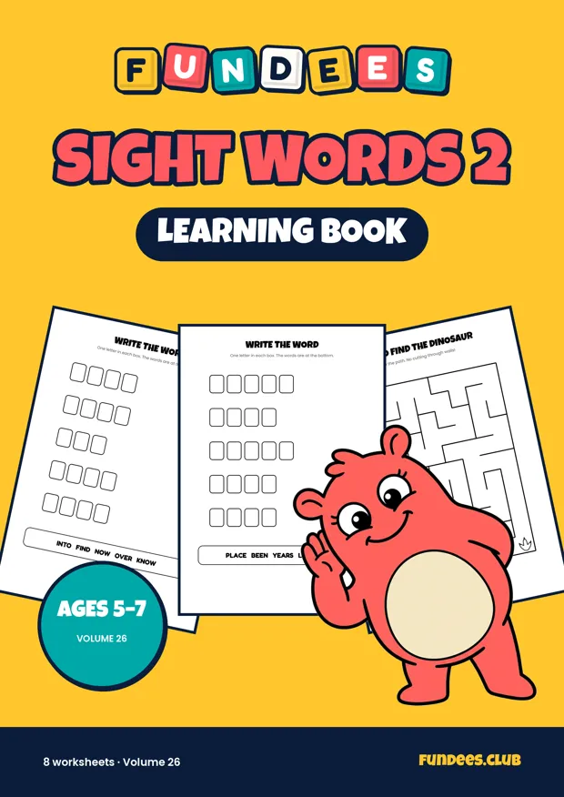 Sight Words 2 26, Ages 5–7