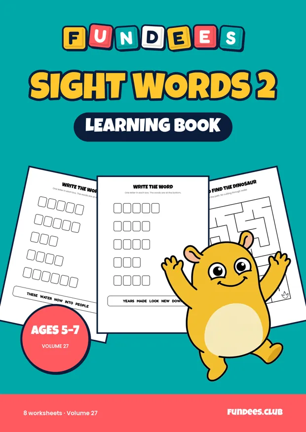 Sight Words 2 27, Ages 5–7