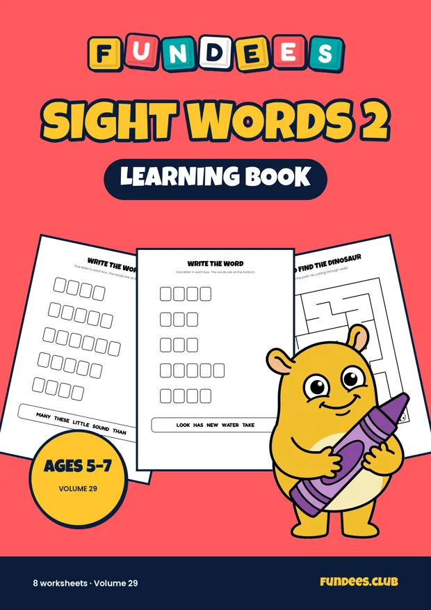 Sight Words 2 29, Ages 5–7