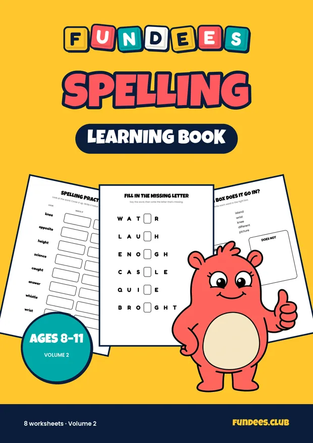Spelling 2, Ages 8–11