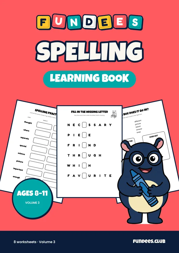 Spelling 3, Ages 8–11