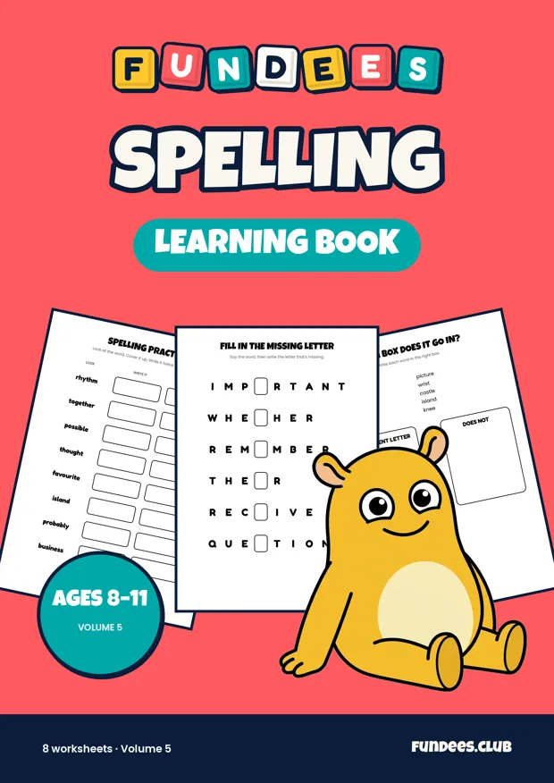 Spelling 5, Ages 8–11