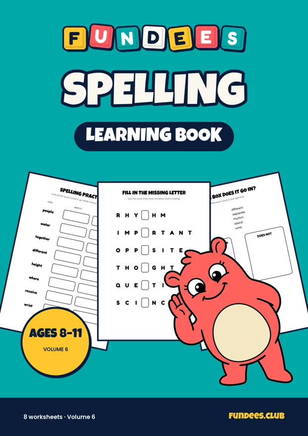 Spelling 6, Ages 8–11