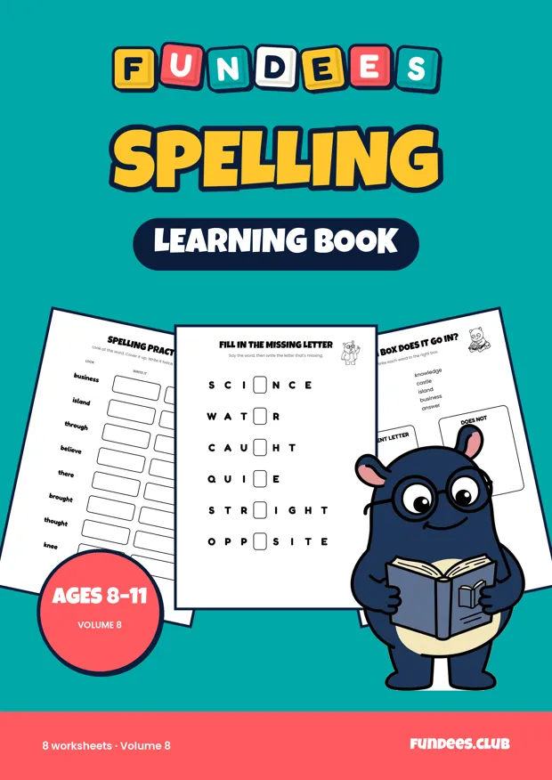 Spelling 8, Ages 8–11