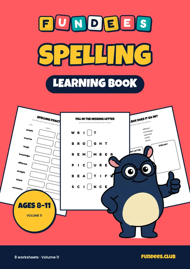 Spelling 11, Ages 8–11