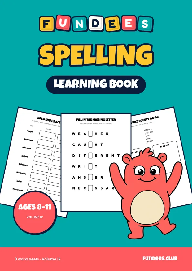 Spelling 12, Ages 8–11