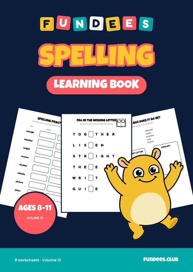 Spelling 13, Ages 8–11