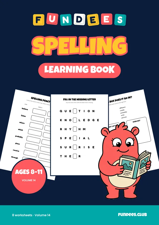 Spelling 14, Ages 8–11
