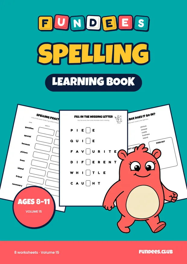 Spelling 15, Ages 8–11