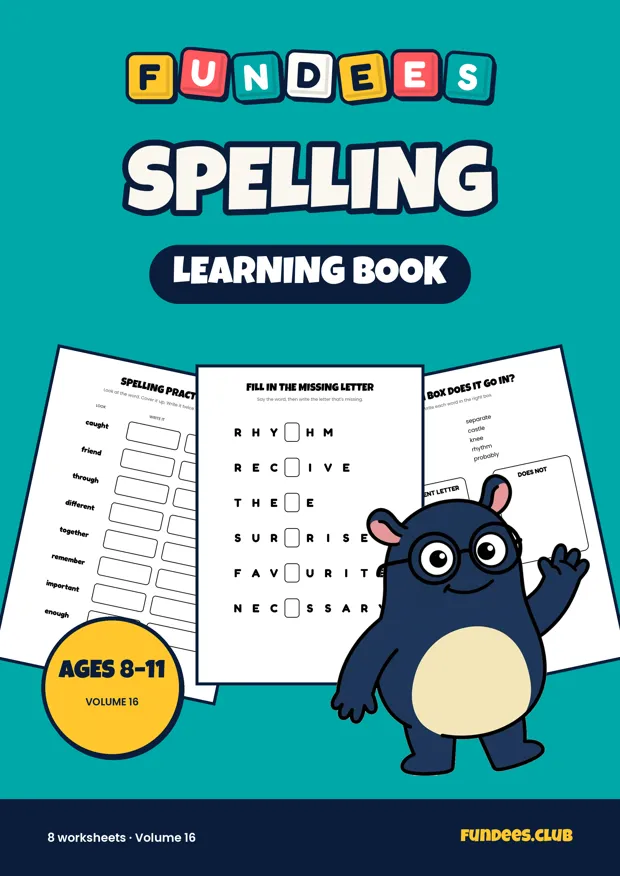 Spelling 16, Ages 8–11