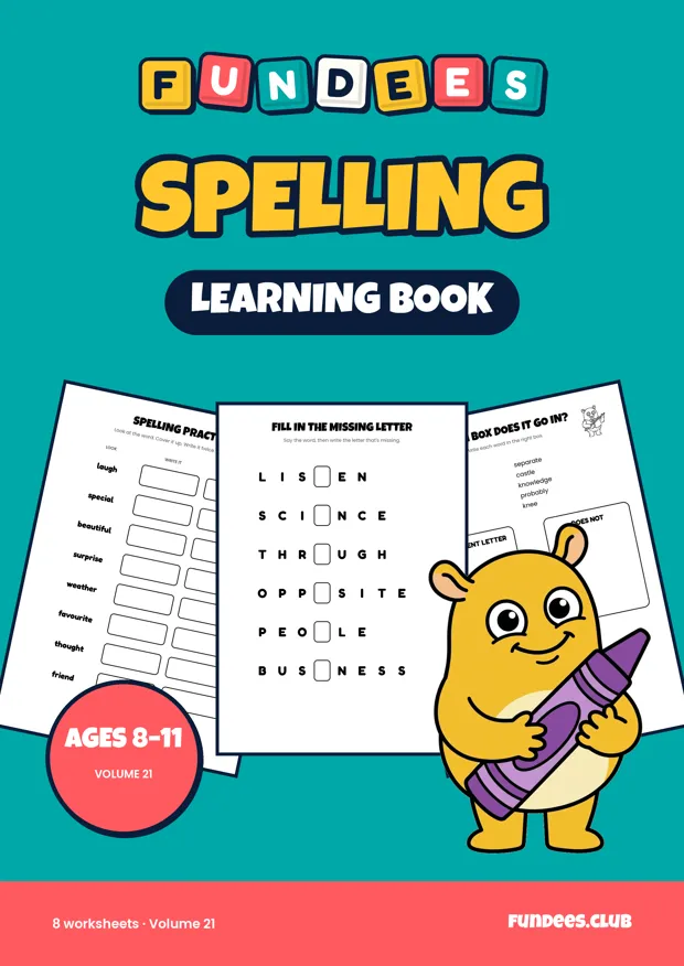 Spelling 21, Ages 8–11