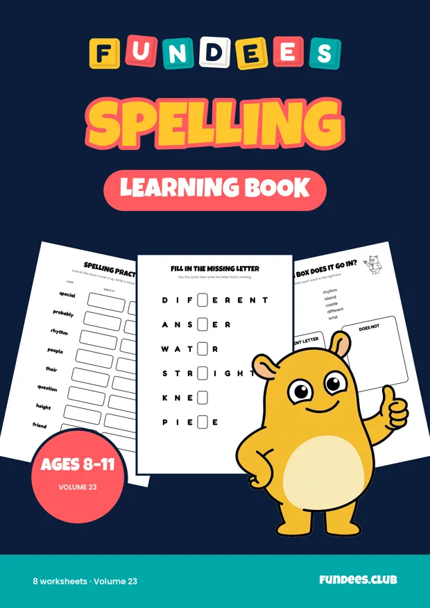 Spelling 23, Ages 8–11