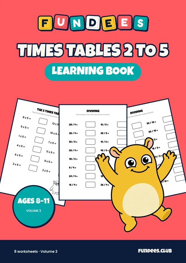 Times Tables 2 to 5 3, Ages 8–11