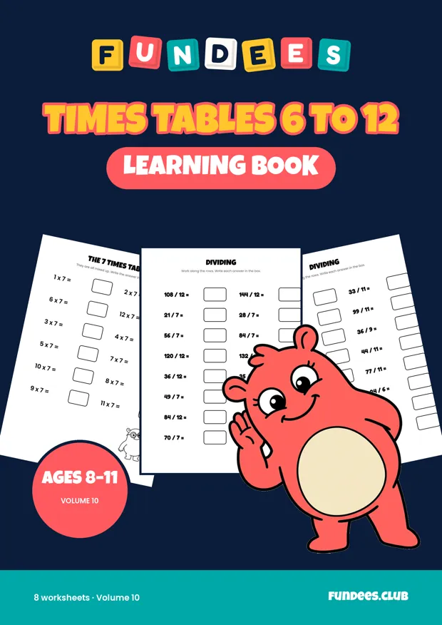 Times Tables 6 to 12 10, Ages 8–11