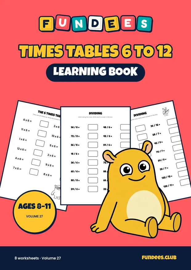 Times Tables 6 to 12 27, Ages 8–11