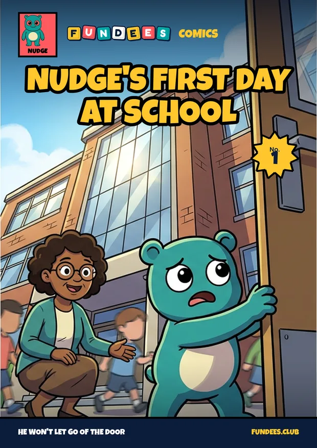Nudge's First Day at School, a Fundees comic